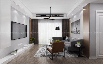 悅峰花園127平裝修