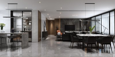 白塘壹號(hào)現(xiàn)代簡(jiǎn)約裝修