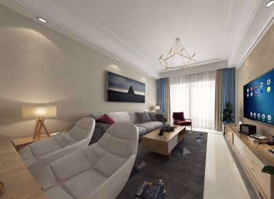 太湖一號兩居裝修案例