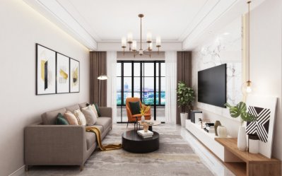 鳳凰熙岸90平裝修設計