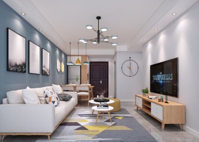 嘉譽山91平北歐裝修