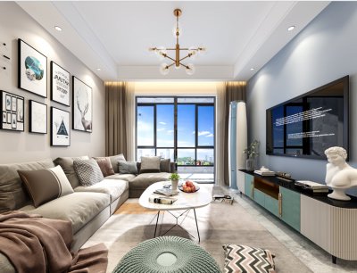 三千邑93平北歐裝修