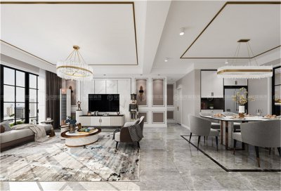 天平花園120平輕奢風