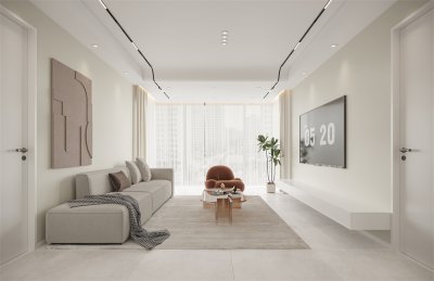 天房美瑜116平奶油風