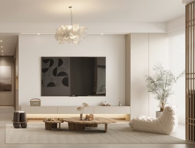 濱湖苑100平奶油風